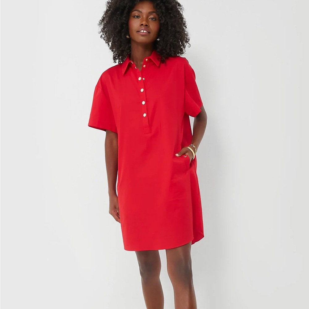 Tuckernuck pomander Place Oakley Dress in RED! NWOT SIZE XL